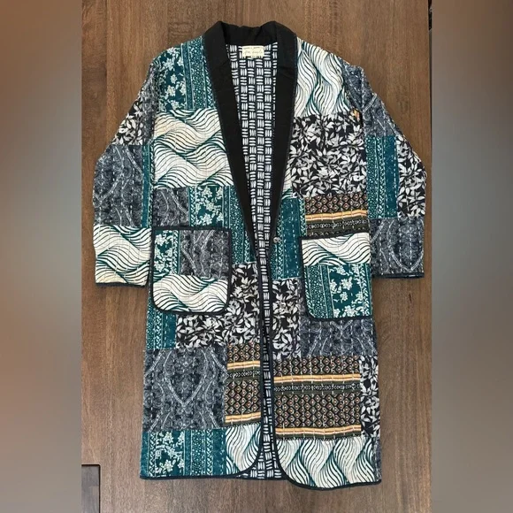 Free People x Brenda Knight Marigold Duster Quilted Jacket